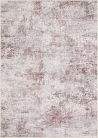 6x9 Area Rug Living Room Rugs - Washable Neutral Modern Abstract Soft Thin Large Rug Indoor Floor No Slip Rug Carpet for Bedroom Under Dining Table Home Office Decor - Pink