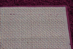Unique Loom Solid Shag Collection Area Rug (8'x 11' Rectangle, Eggplant Purple)