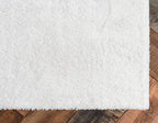 Unique Loom Solo Collection Area Rug - Calabasas (2' 2" x 6' 7" Runner, Snow White)