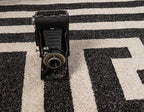 Unique Loom Athens Collection Classic Geometric Modern Border Design Area Rug (6' 0 x 6' 0 Round, Black/ Beige)