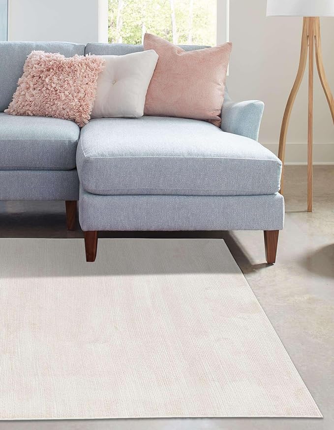 Unique Loom Finsbury Collection Area Rug - Kate (5' 3" x 8' Rectangle, Ivory/ Beige)