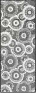 26 ft Extra Long Grey Hallway Runner Rug | Non-Slip & Machine Washable | Custom Cut to Size 2'3" x 26' (Runner) | REMNAZ