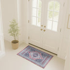 Fame Rugs Turkish Rug. Washable Vintage Oriental Antique Inspired Traditional Doormat Small Modern Area Rugs Luxury Entryway Entry Bedroom Bathroom Kitchen (399TN, 2' x 3')