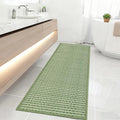 Sage Green Runners for Kitchen 24"x60" Non Slip Braided Long Bathroom Runner,Washable Boho Kitchen Mats for Floor,Luxury Hallway Runner Rug,Floor Carpet for Indoor,Backdoor Living Room