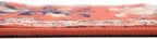 Unique Loom Taftan Collection Border Geometric Tribal Inspired Design Area Rug (2' 2 x 8' 2 Runner, Terracotta/ Ivory)