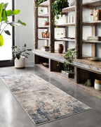 Loloi Teagan Collection TEA-06 Sand/Mist 7'-11" x 10'-6" Area Rug, Large, Soft Neutral Rug, High-Traffic for Living Room, Bedroom, Home Office, Dining Area
