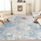 ILANGO 8x10 Area Rug for Living Room Bedroom Washable Modern Rugs 8' x 10' with Non Slip Backing High Traffic Indoor Carpet for Dining Room Dorm Non-Shedding & Fade Resistant Modern