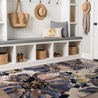 Rugshop Cream Bright Flowers Non Slip Non-Shedding Area Rug for Bedroom, Living Room and Home Office, 3'3" x 5'
