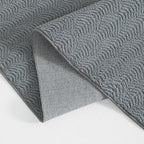 Faux Cashmere Area Rug - 5x7 Modern Low Pile Non-Slip Carpet for Living Room Bedroom, Gray