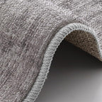 LUMI 5x8 Washable Low-Pile Area Rug for Living Room, Ultra Soft Modern Neutral Grey Rugs Non Slip with Rubber Backing, High Traffic, Stain Resistant Carpets, Ideal for Bedroom, Dining Room