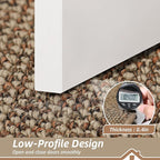 BEQHAUSE Dirt Trapper Door Mat 32" x 48", Non-Slip Washable Doormats Entrance Mat, Dirt Resistant and Absorbent Welcome Mat, Low Profile Floor Mats for Front Back Door and Entryway, Beige