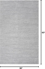 Nuloom Penelope Light Grey/Ivory, 3' x 5', Hand-Braided, Wool & Cotton, Textured and Dense, High Traffic, Stain Resistant, Easy Clean, Durable Area Rug for Bedroom, Living Room, Dining, Entryway