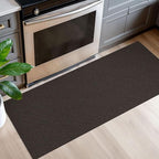 EARTHALL Washable Runner Rug 2x5 Ft Non Slip Runners for Hallways Cotton Rubber Backed Kitchen Runner Braided Indoor Floor Carpet Runners for Entryway, Hallway, Kitchen, Bedroom, Taupe/Coffee