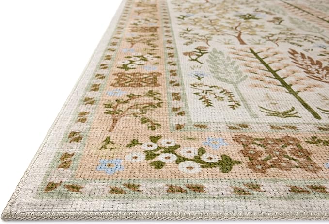 Loloi Rifle Paper Co. Canopy Collection CNP-01 Cream 2'-3" x 3'-9" Accent Rug