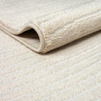 Abani Neutral Beige Area Rug 12' x 15' for Living Room, Bedroom - Zen Reiki Circles Pattern - Durable & Easy to Clean