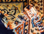 Unique Loom Reza Collection Traditional Persian Style Area Rug, 2 ft 7 in x 10 ft, Navy Blue/Ivory