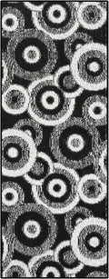 26 ft Extra Long Black Hallway Runner Rug | Non-Slip & Machine Washable | Custom Cut to Size 2'3" x 26' (Runner) | REMNAZ