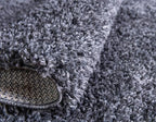 Unique Loom Davos Shag Collection Area Rug - Solid (8' x 10' Rectangle, Peppercorn)