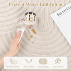 Pauwer 5x7 Washable Area Rugs for Living Room Modern Beige Solid Color Soft Fluffy Rugs for Bedroom Non Slip Boho Accent Indoor Mat Floor Carpet Cover for Kids Room Dining Room Kitchen Office