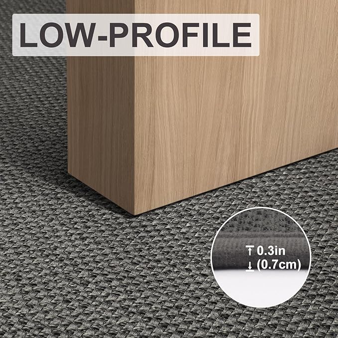 LEKEEPGO Door Mat 24"x47", Non Slip Door Mat Indoor Entrance, Rubber Backing Indoor Door mat Washable Absorbent Low-Profile Doormat Front Entryway Entry Resist Dirt Inside Door Mats, Khaki