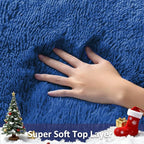 Ophanie Blue Runner Rug for Hallway, 2x6 Bedroom Bedside Living Room Rugs, Non Slip Fluffy Soft Shaggy Carpet for Kids Girls Boys Dorm Nursery Home Decor Aesthetic