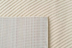 Revival Rugs Record 8'x10’ Washable Area Rug for Living Room Bedroom - 100% Recycled Oeko-TEX Certified, Medium Pile, Beige, Cream