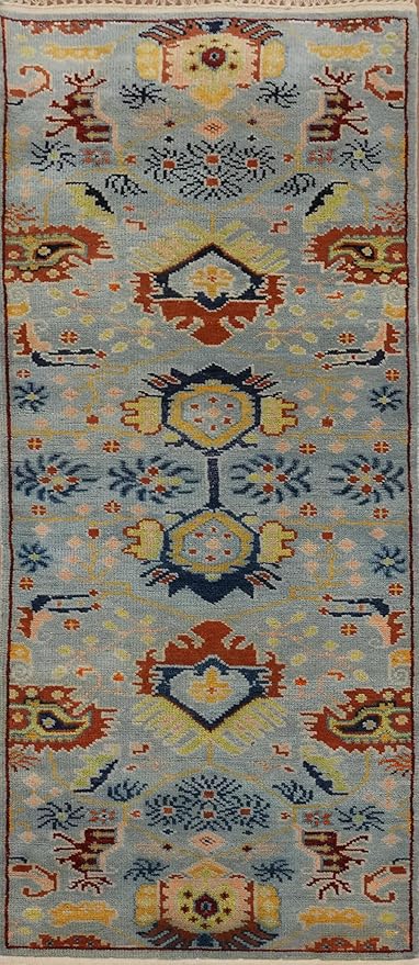 Transitional Collection 7' 10'' X 2' 9'' Runner Rug Rug, All-Over 100% Wool Carpet for Home Décor, Foyer and Hallway