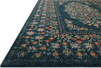 Loloi Rifle Paper Co. Laurel Collection LAU-02 Navy 2'-8" x 10' Runner Rug