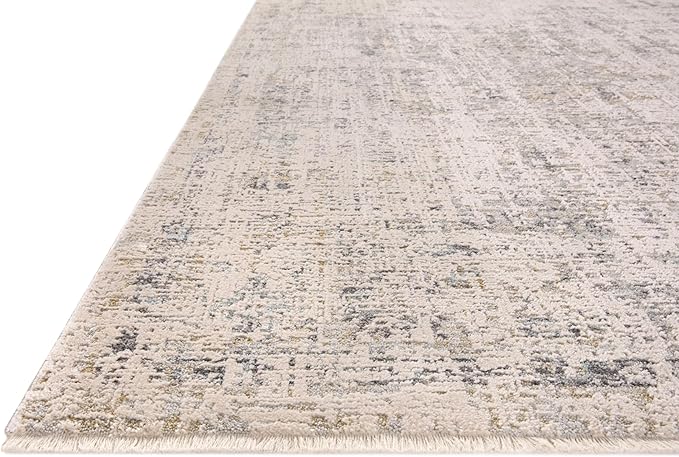 Loloi Amber Lewis Alie Collection ALE-02 Sand/Sky 2'-3'' x 3'-10'', .13'' Pile Height, Accent Rug