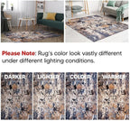 Keen Home Design Area Runner Rugs - 2x8 Non-Shedding, Abstract Runner for Kitchen, Living Room, Bedroom, Dining Room, Entryway - Size: 2'8" x 7'7", Multi