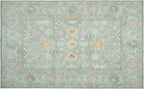 Revival Rugs Nimbus 5'x8' Zero-Shedding Area Rug for Living Room Bedroom - Oeko-TEX Certified, Low Pile, Spot Clean, Confetti, Mint Green