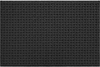 DEXI Front Entryway Door Mat Non Slip 32x48, Washable Entry Way Mats Inside Entrance Low Profile, Welcome Doormat Dirt Trapper for House Floor Home Porter Hall Backdoor Area, Dark Grey