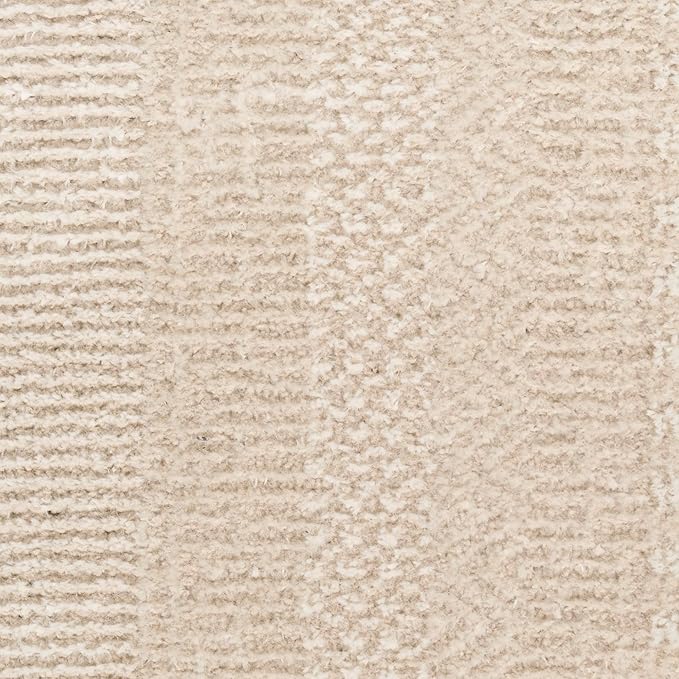 Nourison Nordic Taupe 8' x 10' Scandinavian Area Rug - Easy Cleaning, Non Shedding, Bed Room, Living Room, Dining Room, Kitchen (8' x 10')
