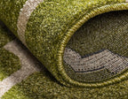 Rugs.com Lattice Collection Rug – 7' x 10' Light Green Medium Rug Perfect for Bedrooms, Dining Rooms, Living Rooms