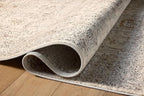 Loloi Teagan Collection TEA-03 Ivory/Sand 9'-9" x 13'-6" Area Rug, Large, Soft Neutral Rug, High-Traffic for Living Room, Bedroom, Home Office, Dining Area