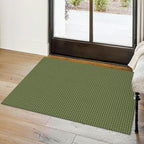 Small Braided Rugs 2x3 Ft Area Rugs for Entryway Boho Washable Rug Non Slip Rubber Backed Throw Rugs Cotton Woven Door Mat Indoor Entrance Front Door Rugs for Foyer Kitchen, Green