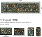 DUKINO Runner Rug, 2x7 Washable Kitchen Rugs for Hallways with Non Slip Backing, Soft Low Pile Vintage Animal Runner for Kitchen, Hallway, Entryway, Laundry, Bedroom, Black