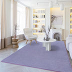 Amearea Large Modern Area Rugs for Bedroom Living Room, 6x9 Feet Purple Thickened Memory Foam Rug, Fluffy Indoor Washable Rugs Non Slip Minimalist Carpet for Boys Girls Dorm Nursery Room Decor