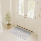 Turkish Rug. Washable Vintage Oriental Antique Inspired Traditional Doormat Small Modern Area Rugs Luxury Entryway Entry Bedroom Bathroom Kitchen (405CB, 2' x 3')