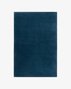 Hand-Tufted Wool Square Area Rug – Soft Premium Wool Carpet for Living Room, Bedroom & Home Décor – 13X13 ft| Deep Blue – Durable, Non-Slip Backing, Handcrafted Rug