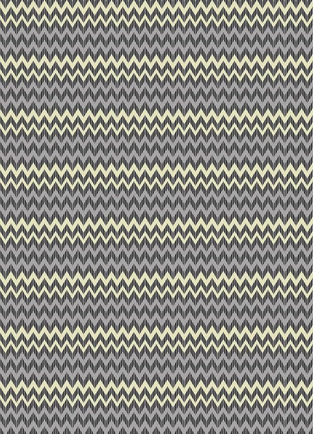 Modern Geometric Chevron Rug Industrial Wave Pattern in Layered Tones Minimalist Washable Non-Slip Area Carpet for Living Room Dining Room Bedroom Office Playroom Indoor Thin Mat 6x8 Grey