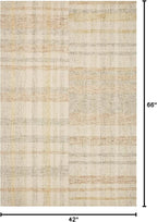 Loloi Chris Loves Julia Chris Collection CHR-04 Natural/Multi 3'-6'' x 5'-6'', .50" Pile Height, Accent Rug