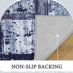 LOCHAS Washable Runner Rugs for Hallway, 2x8 Non Sip Soft Rug for Bedroom Entryway Kitchen Laundry Room, Long Abstract Carpet for Indoor Floor Bedside, Geometric Vintage Home Decor, Pet & kid Friendly
