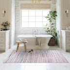 Fame Living Washable Area Rug. Modern Farmhouse. Vintage. Turkish. Bohemian. Distressed. Oriental. Traditional. Rugs for Living Room. Dining. Bedroom. Office. Entryway. Foyer. (865MM, 5'9" x 8'9")