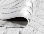Rugs.com Lattice Trellis Collection Rug – 6' x 9' White Low-Pile Rug Perfect for Living Rooms, Large Dining Rooms, Open Floorplans