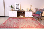 Alfa Rich 5x8 Pink Gray Reversible Washable Area Rugs for Living Room Bedroom Kitchen Decor Rug