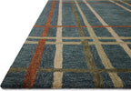 Loloi Magnolia Home by Joanna Gaines Waylon Collection WAY-01 Denim/Multi 2'-6" x 7'-6" Runner Rug