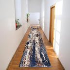 Keen Home Design Area Rugs - 2x16 Non-Shedding, Abstract Rugs for Kitchen, Living Room, Bedroom, Dining Room, Entryway - Size: 2'8" x 16', Multi