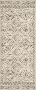 KILOCOCO Boho Kitchen Runner Rug 2x5 Washable Runner Rug Soft Runners for Hallways Non Slip Printed Distressed Laundry Room Rugs, Low-Pile Runners for Entryway Bedroom Living Room, Beige/Gray/Green