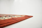 Unique Loom Taftan Collection Border Geometric Tribal Inspired Design Area Rug (8' 0 x 10' 0 Rectangular, Terracotta/ Ivory)